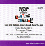 Jack the Lad - The 100 Club, Oxford Street, London 8.4.16